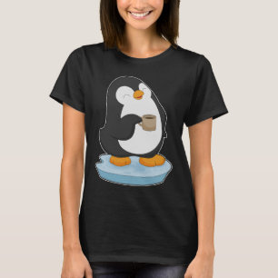 Penguin Coffee Cup T-Shirt