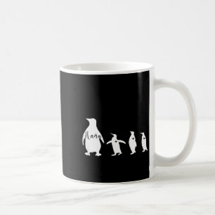 Penguin colony mama and baby mother's day coffee mug
