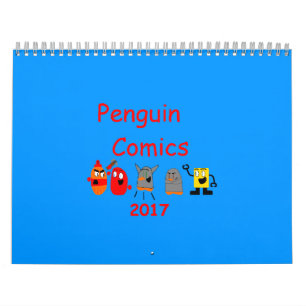 Penguin Comics 2017 Calendar