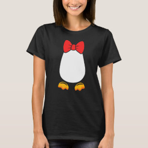 Penguin Costume Penguin Belly Tie Penguin T-Shirt
