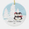 Penguin Couple Love Cute Christmas Ornament