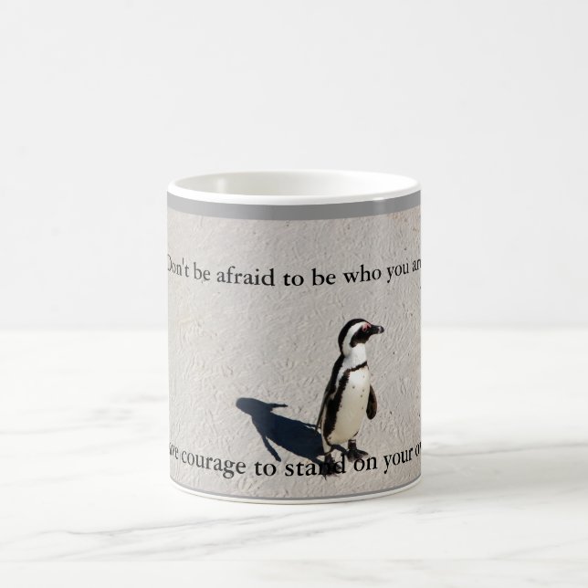 Penguin Courage Coffee Mug (Center)