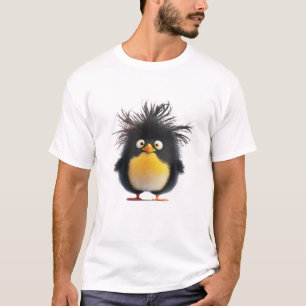 Penguin Cute Adorable Humourous Illustration T-Shirt
