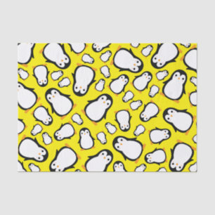 Penguin Cute Winter 1st Birthday Party Tissue Paper