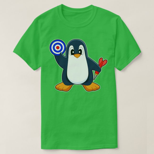 Penguin Darts Dart T-Shirt (Design Front)