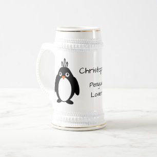 Penguin Design Beer Stein