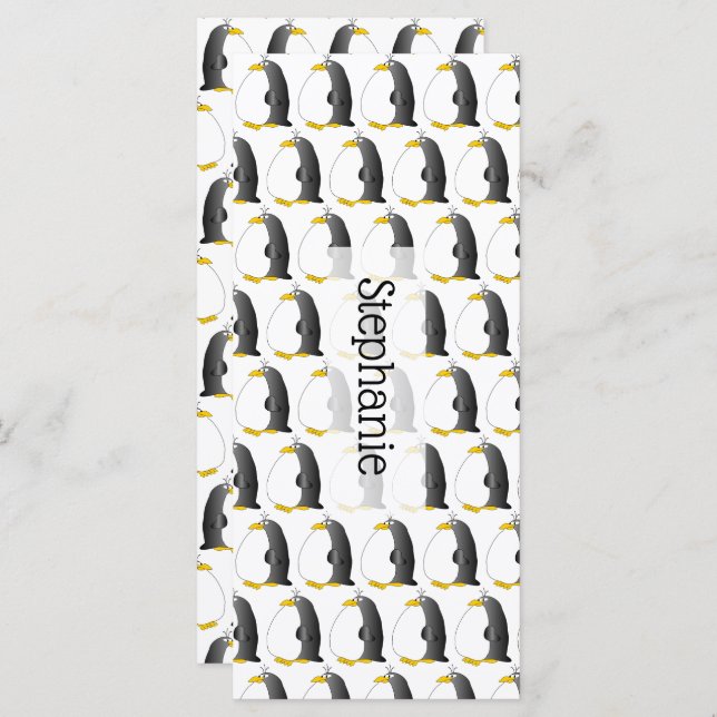 Penguin Design Bookmark (Front/Back)