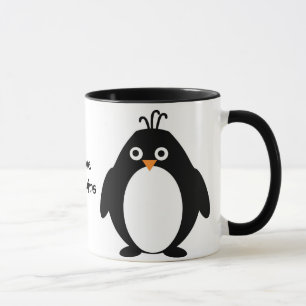 Penguin Design Personalised Mug