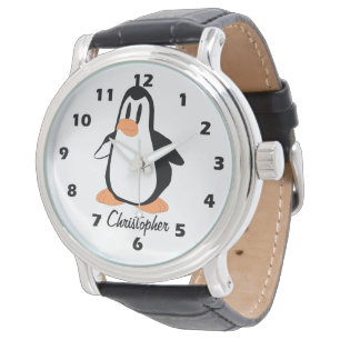 Penguin Design Personalised Watch