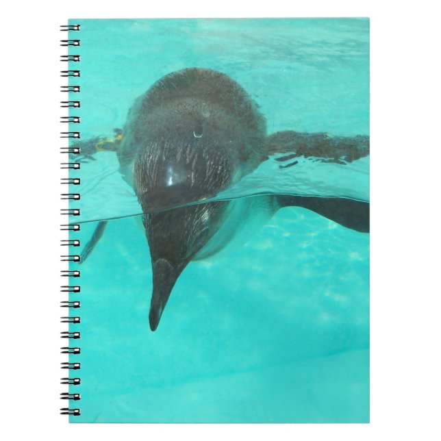 Penguin Diving Notebook (Front)