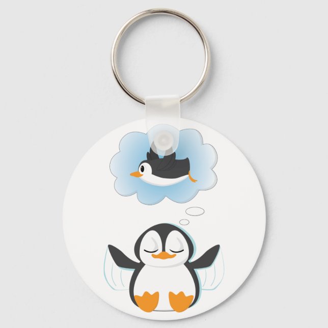 Penguin Dreams Keychain (Front)