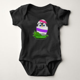 Penguin Easter Easter egg Baby Bodysuit