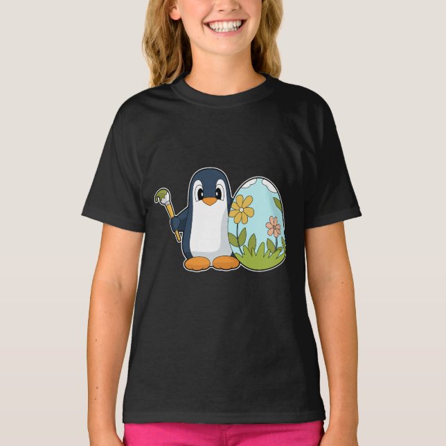 Penguin Easter Easter egg T-Shirt (Front)