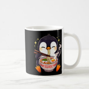 Penguin Eating Ramen  Coffee Mug