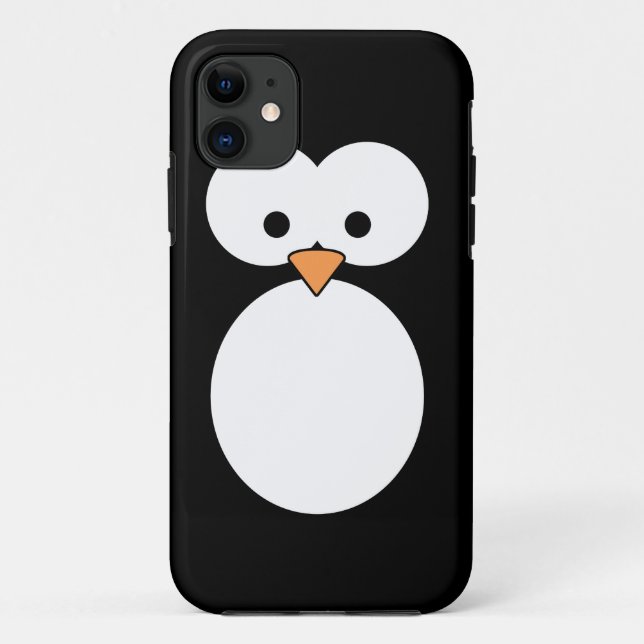 Penguin Eyes Case-Mate iPhone Case (Back)