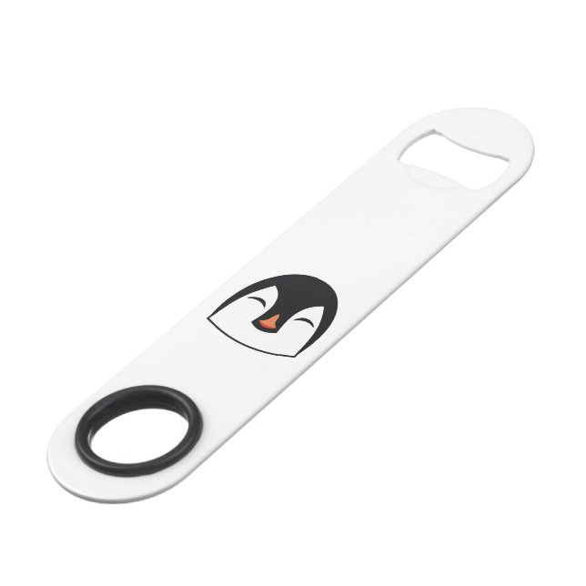 Penguin Face Bar Key (Front Angled)