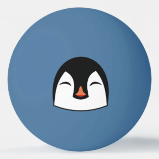 Penguin Face Ping Pong Ball