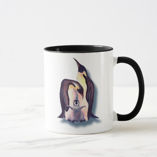 PENGUIN FAMILY by SHARON SHARPE Mug (Right)