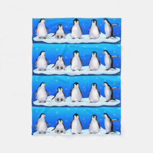 Penguin Family Fleece Blanket