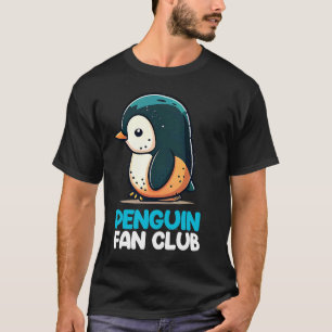 Penguin Fan Club Cute Penguin Zoo Kids Boys Girls T-Shirt