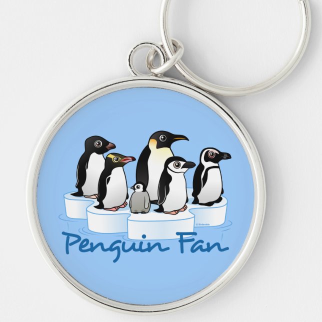 Penguin Fan Keychain (Front)