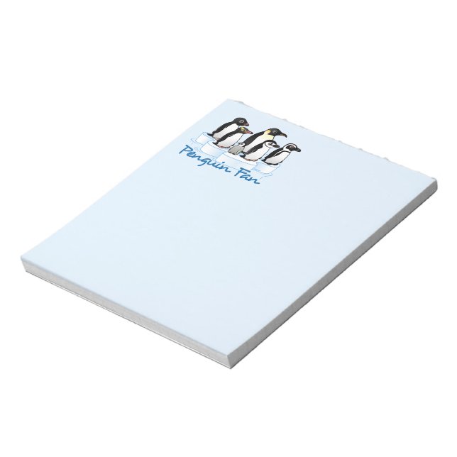 Penguin Fan Notepad (Rotated)