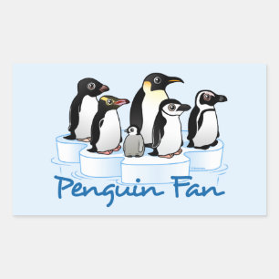 Penguin Fan Sticker