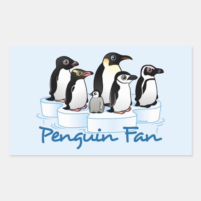 Penguin Fan Sticker (Front)