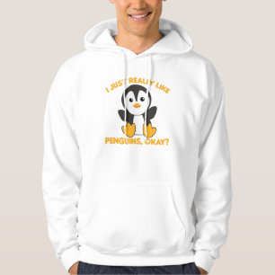 Penguin Favourite Animal Cute Penguins For Animal Hoodie