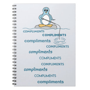 metaphor compliments fishing ca penguin notebook