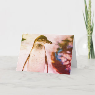 PENGUIN FOLDED NOTECARD