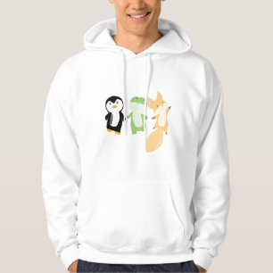 Penguin Fox Frog Funny Animals Kids Hoodie