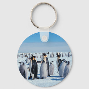 Penguin Gathering Keychain