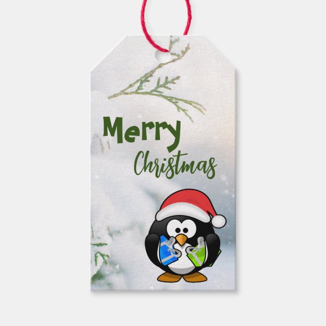 Penguin  gift tags (Front)