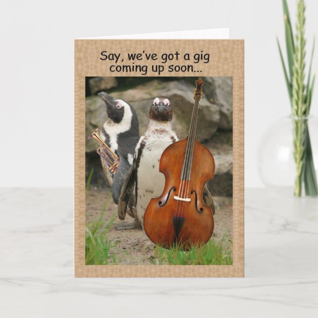 Penguin Gig Invite (Front)