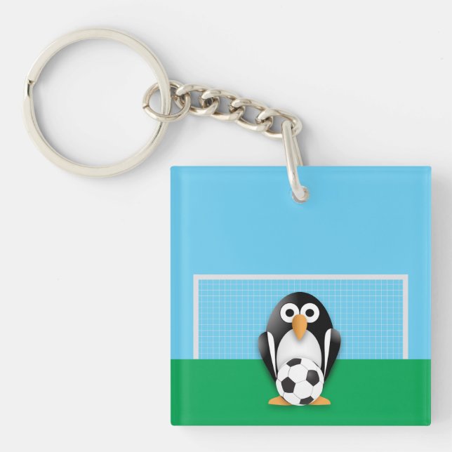 Penguin goalkeeper keychain (Front)