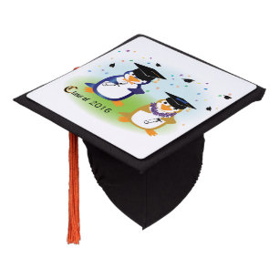 Penguin Grads Graduation Cap Topper