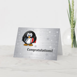 Penguin Graduation Card