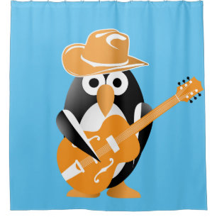 Penguin guitarist