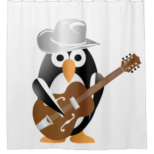 Penguin guitarist