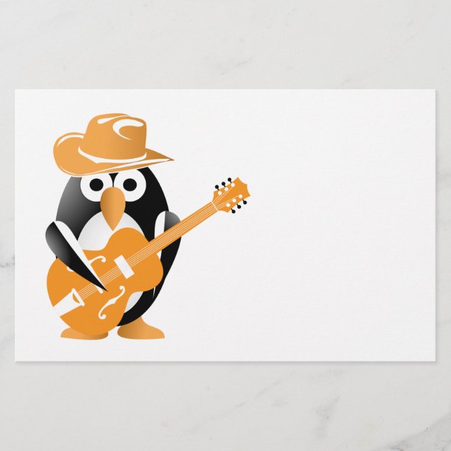Penguin guitarist flyer (Front)
