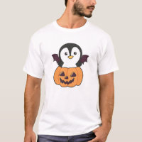Penguin Halloween Pumpkin Bat Costume