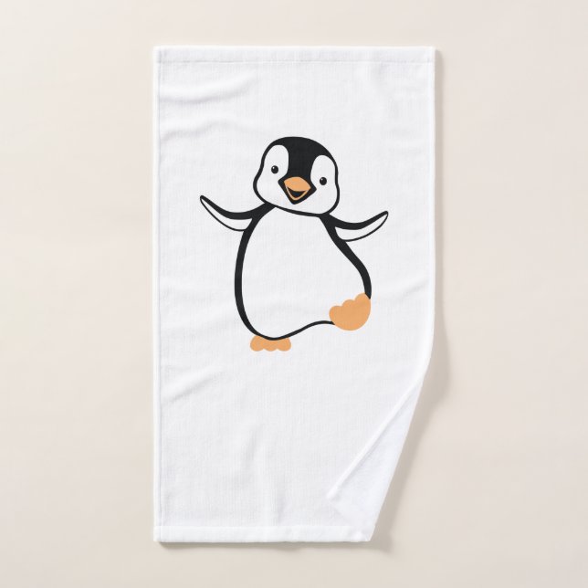 penguin hand towel (Hand Towel)