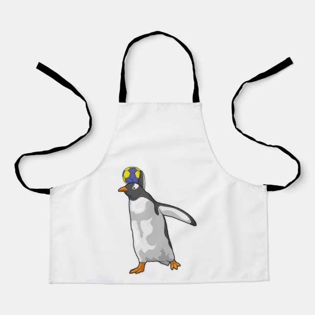 Penguin Handball player Handball Apron (Front)