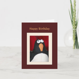 Penguin Happy Birthday card