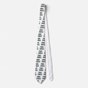 Penguin Happy Holidays Tshirts and Gifts Tie