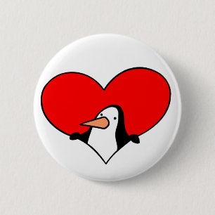 Penguin Heart button