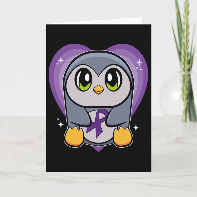 Penguin Heimerheimer Awareness  Card (Front)