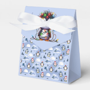 Penguin Holiday   Favor Box