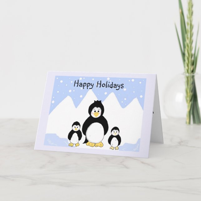 Penguin Holiday Greeting (Front)